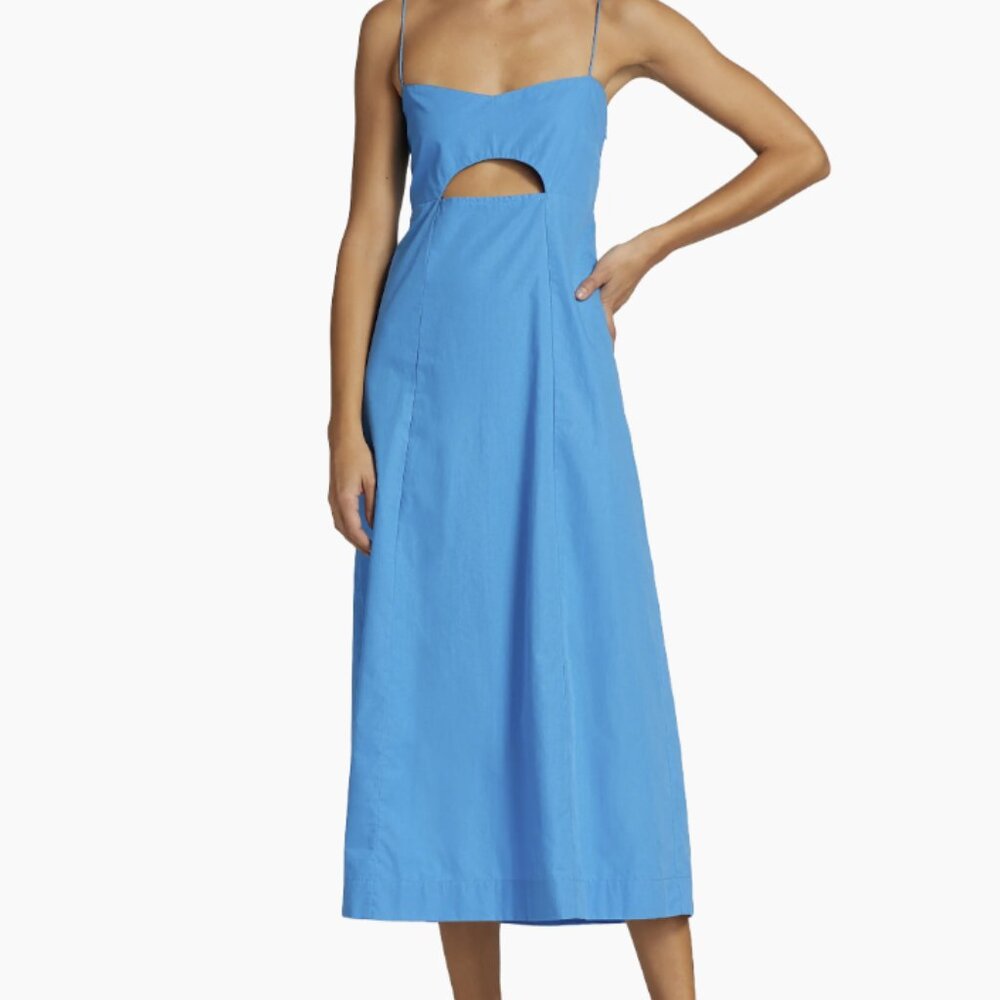 SWF Half Moon Cotton Midi-Dress NWT